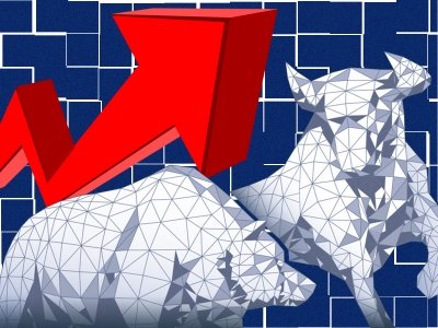 स्टॉक मार्केट 400 से अधिक अंक जियोपिटिकल टेंशन में उच्च -उच्चतर के रूप में करता है, 400 से अधिक अंक