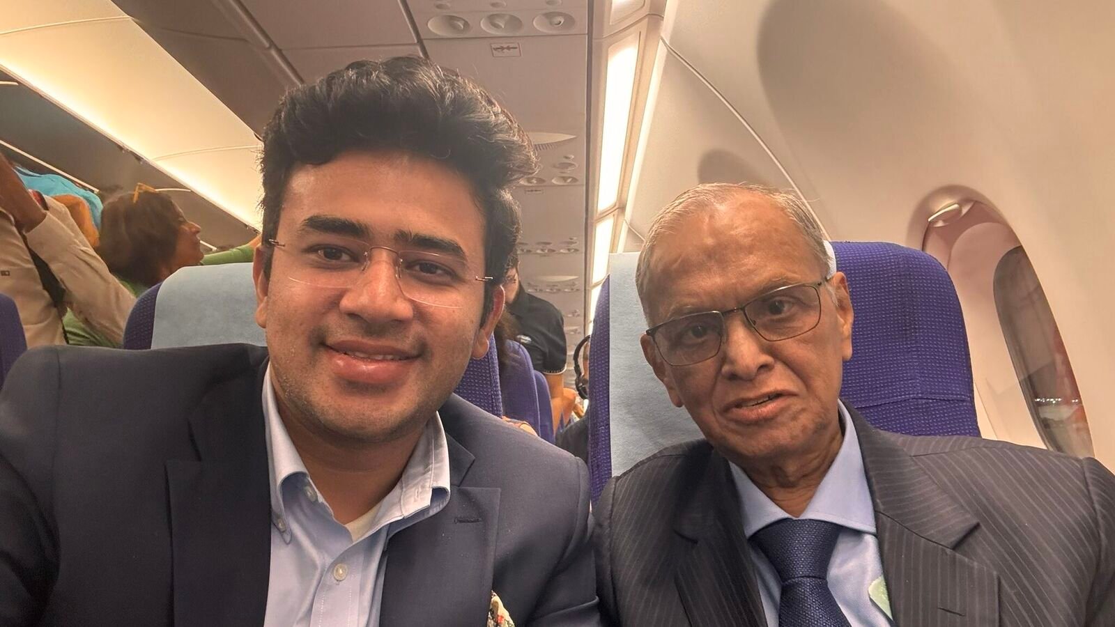 '70-घंटे-ए-व्हाइट टारगेट से मिलने का प्रयास करेंगे': तेजसवी सूर्य ने नारायण मूर्ति को बताया। यह उत्तर मिलता है