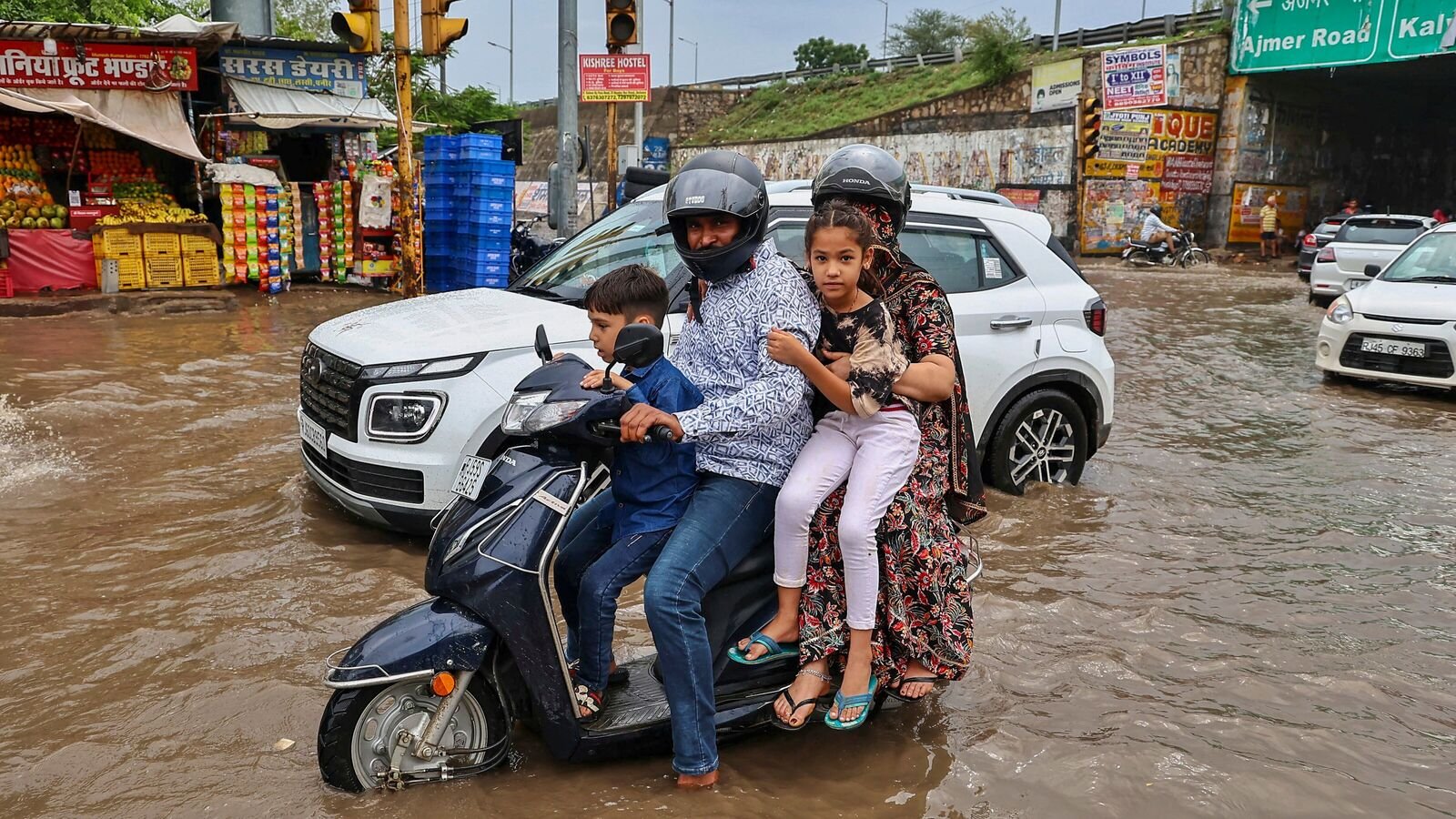 The IMD issued alerts for heavy rainfall in Rajasthan and Madhya Pradesh on July 11.