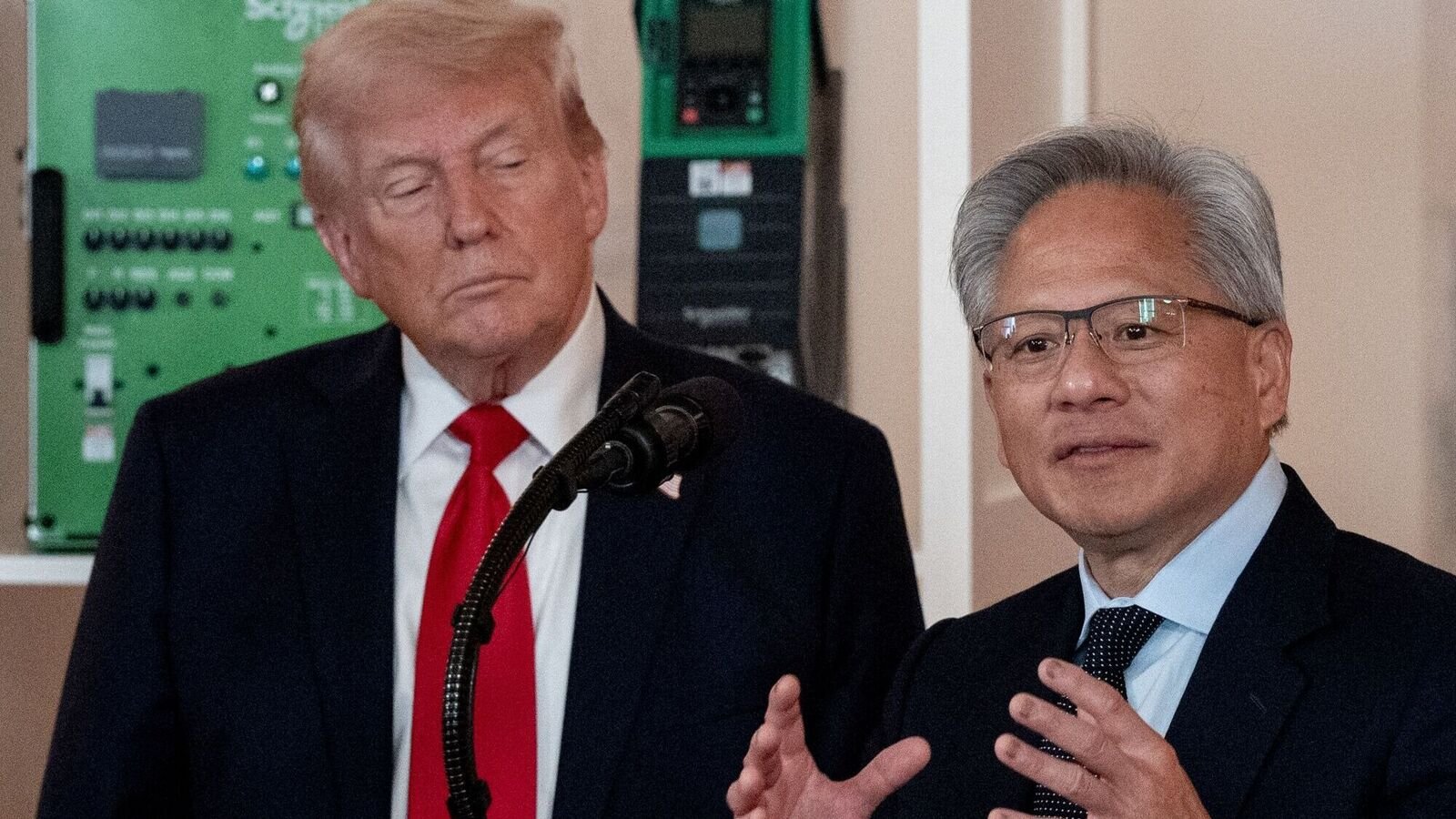 Jensen Huang met Donald Trump at the White House last week
