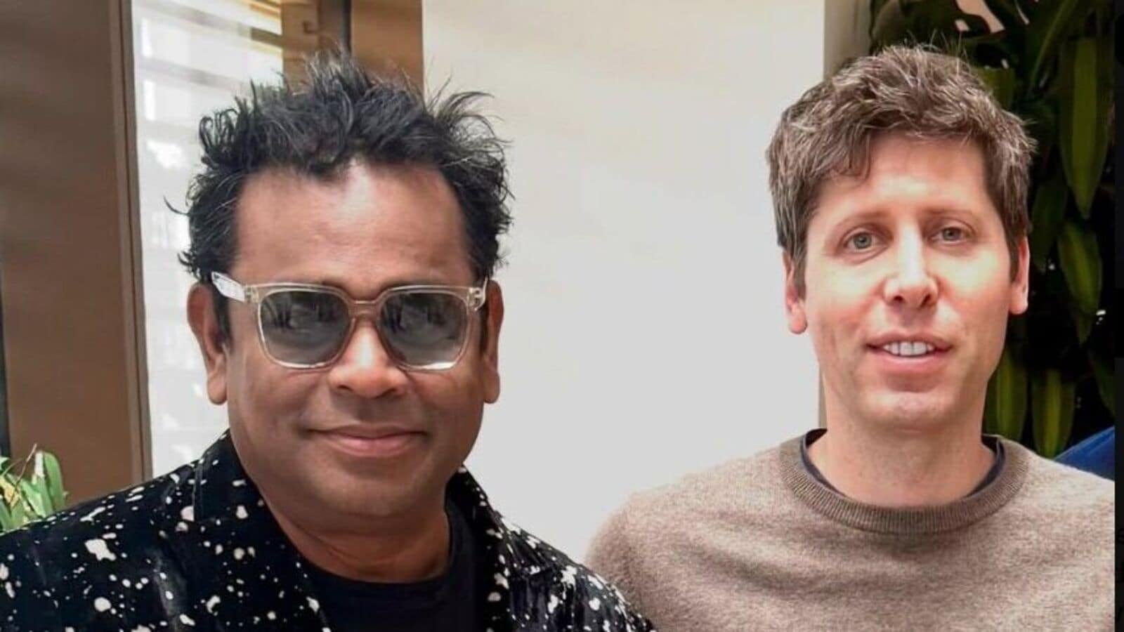 Music composer AR Rahman and OpenAI CEO Sam Altman recently discussed the AI project Secret Mountain.