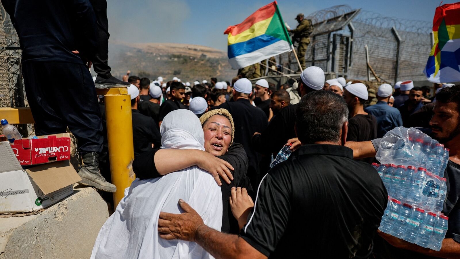 Israel launches heavy airstrikes on Damascus, the capital city of Syria, vowing to protect the Druze community.