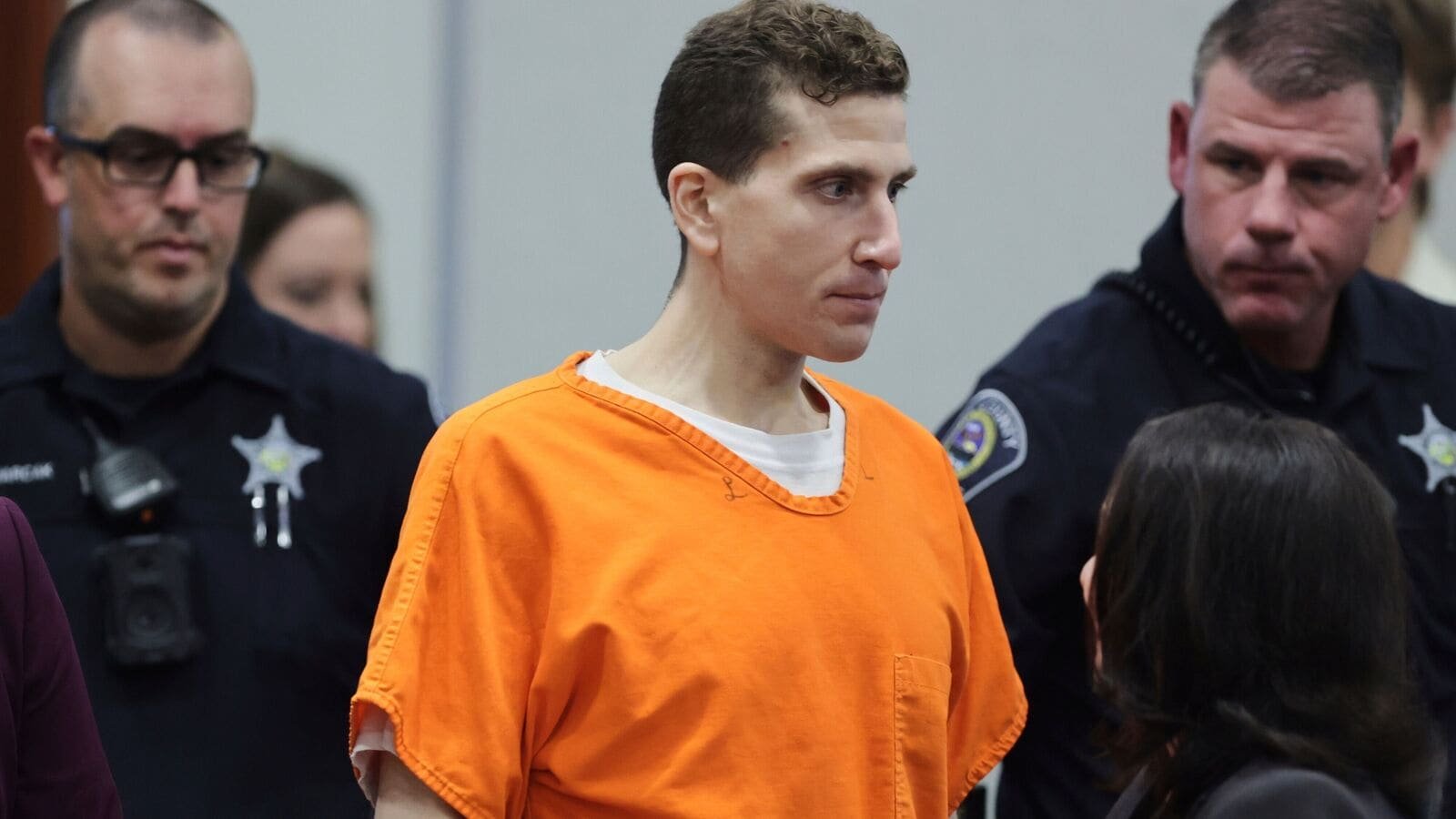 Bryan Kohberger is is seen in the Ada County Courthouse after his sentencing hearing, Wednesday, July 23, 2025, in Boise, Idaho, for brutally stabbing four University of Idaho students to death nearly three years ago. (AP Photo/Kyle Green, Pool)