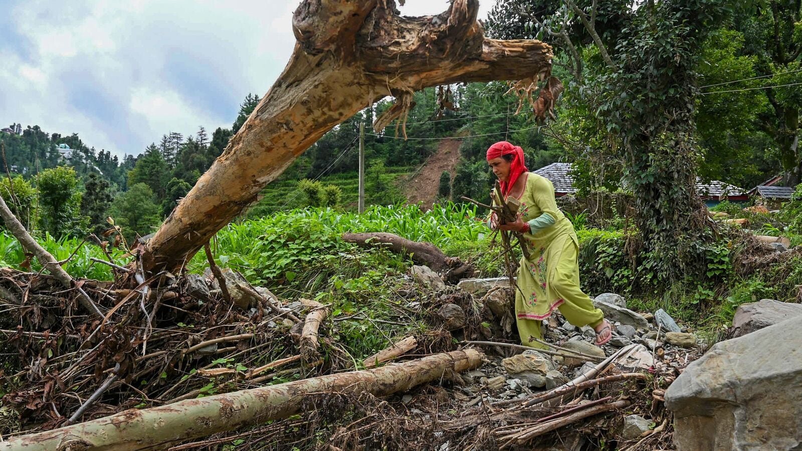 Himachal has reported incidents of 34 flash floods, 22 cloudbursts and 21 landslides.