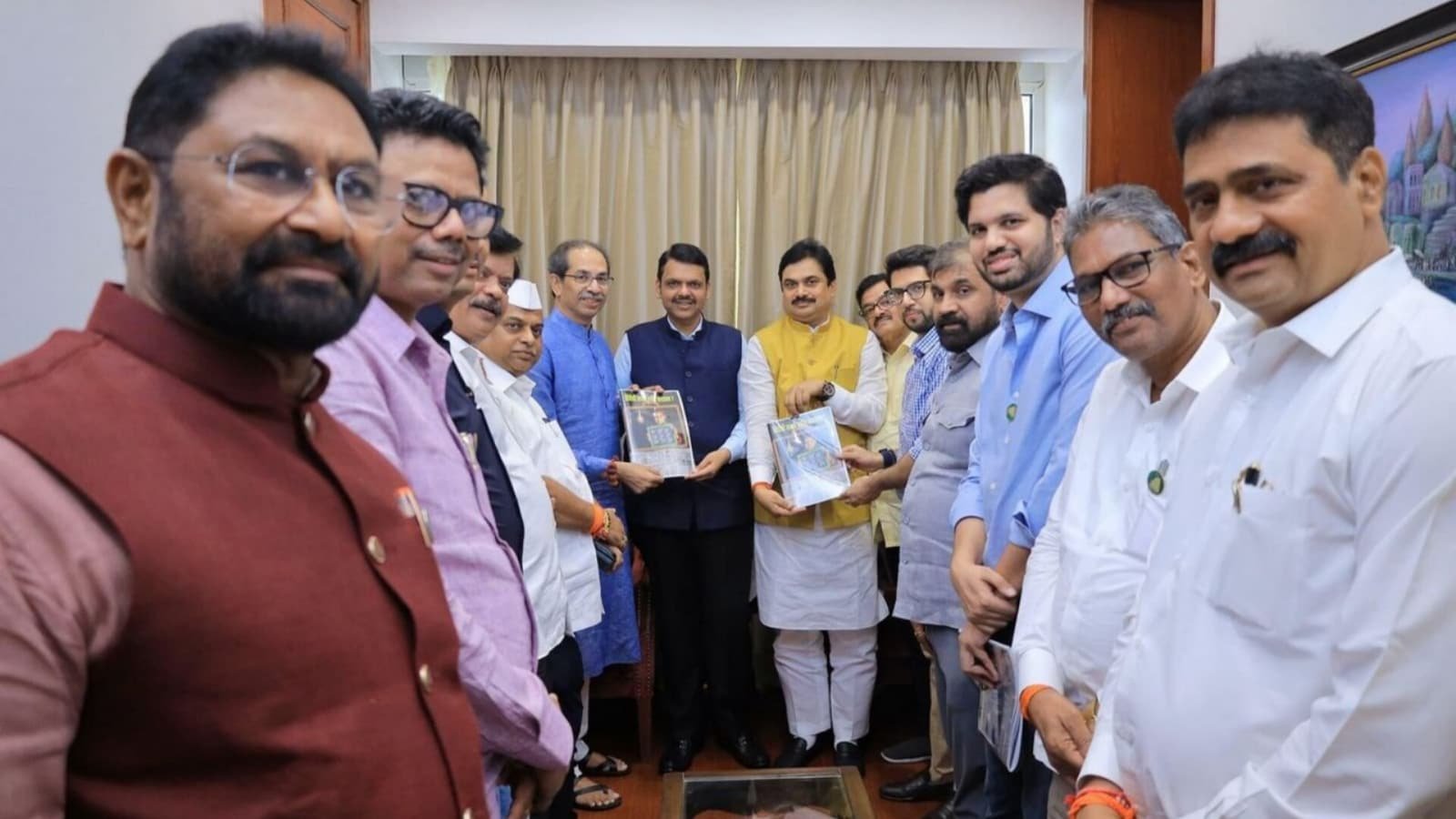 Shiv Sena (UBT) leader Uddhav Thackeray met Maharashtra CM Devendra Fadnavis today.