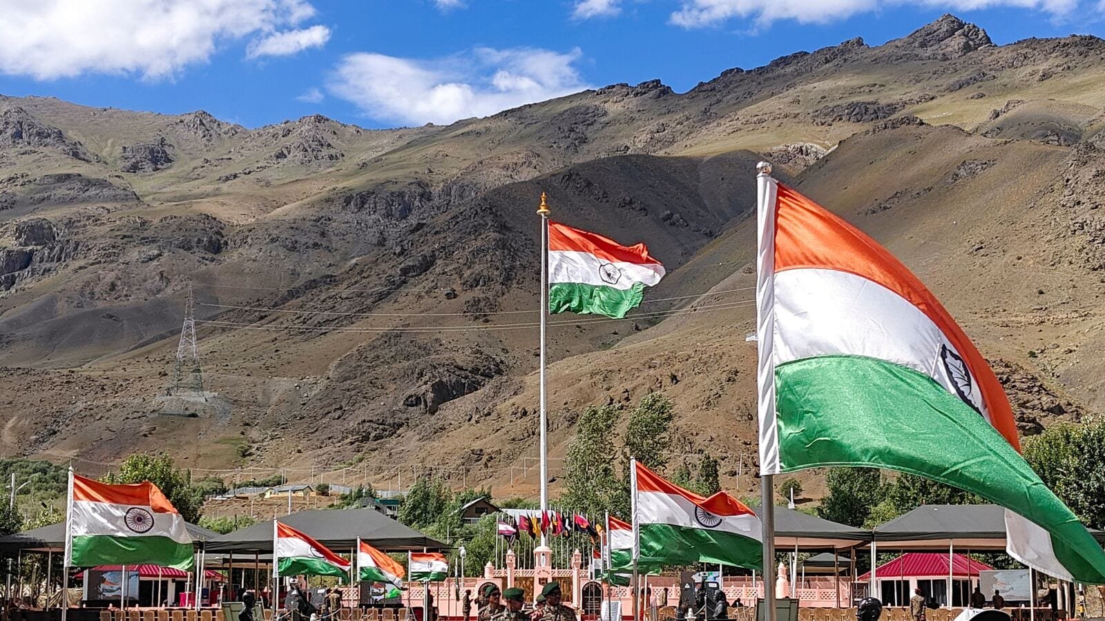 Kargil: Preparations for the 'Kargil Vijay Diwas' 2025 celebrations, at Kargil War Memorial, in Kargil, Thursday, July 24, 2025. (PTI Photo)