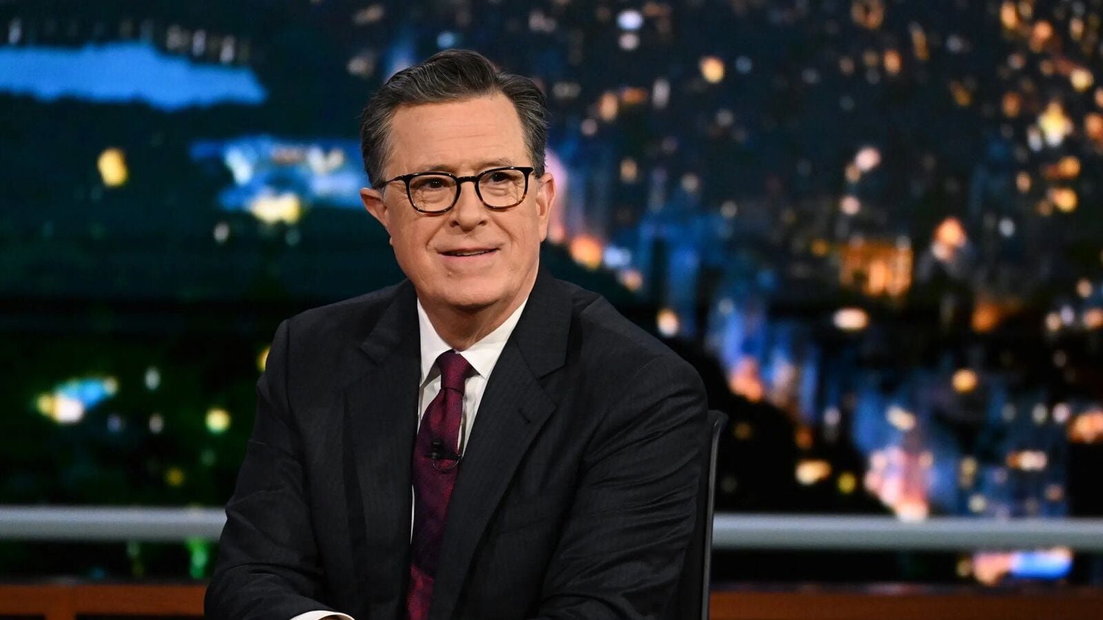 Stephen Colbert thanked executives at CBS, his show's audience and the 200 people who work on the show.