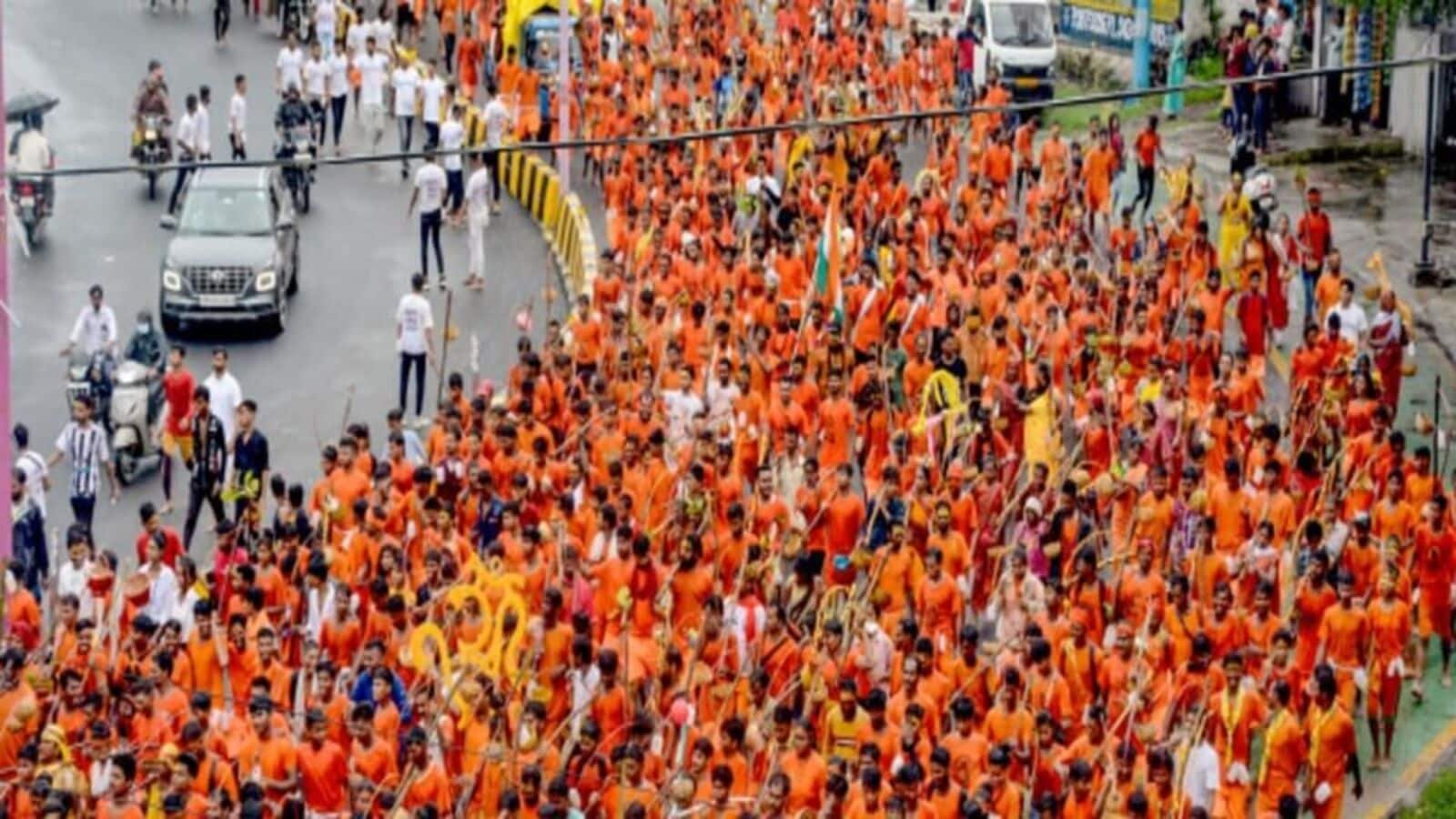 The Kanwar Yatra is an annual pilgrimage undertaken by Lord Shiva’s devotees, known as kanwariyas, who fetch holy water from the Ganga during the auspicious Hindu month of Shravan. (FILE PHOTO)