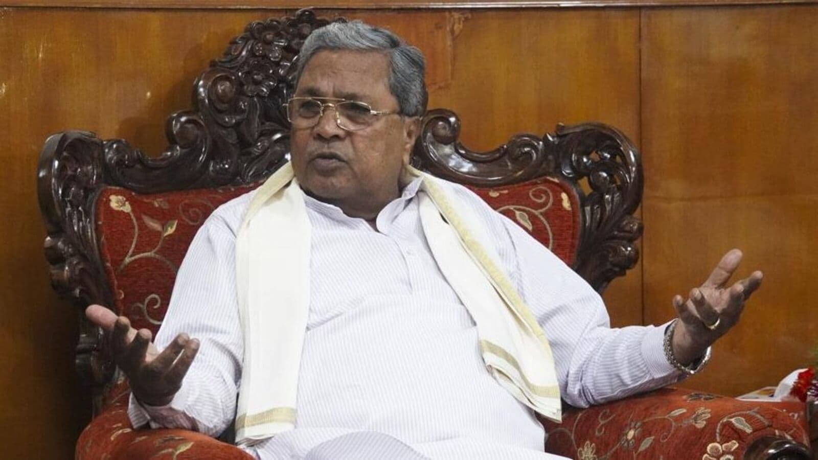 Karnataka chief minister Siddaramaiah. (PTI)