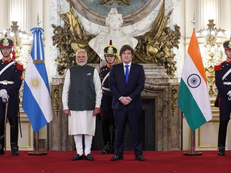 प्रधान मंत्री मोदी त्रिनिदाद और टोबैगो के बाद अर्जेंटीना पहुंचे, राष्ट्रपति जेवियर माइली से मुलाकात की