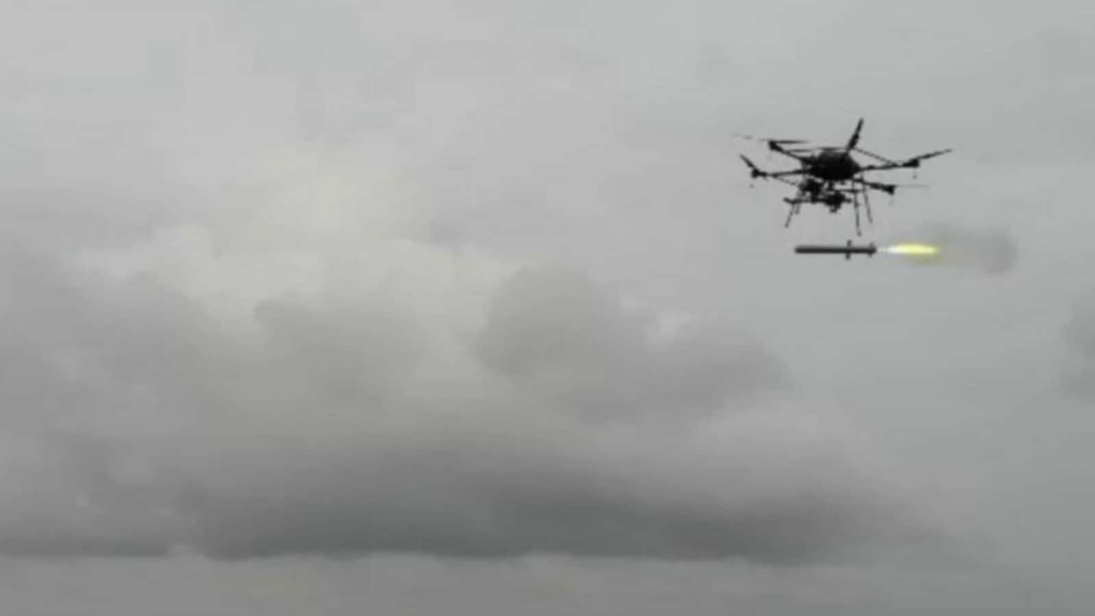 India successfully tests missile launch from drone in ‘major boost’ to defence capabilities