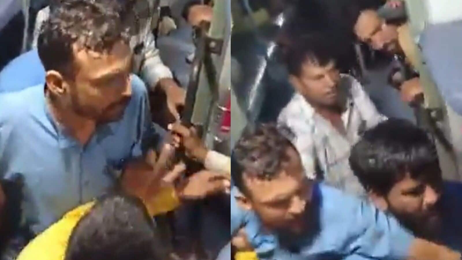 The footage reveals an altercation, with two to three pantry staff members