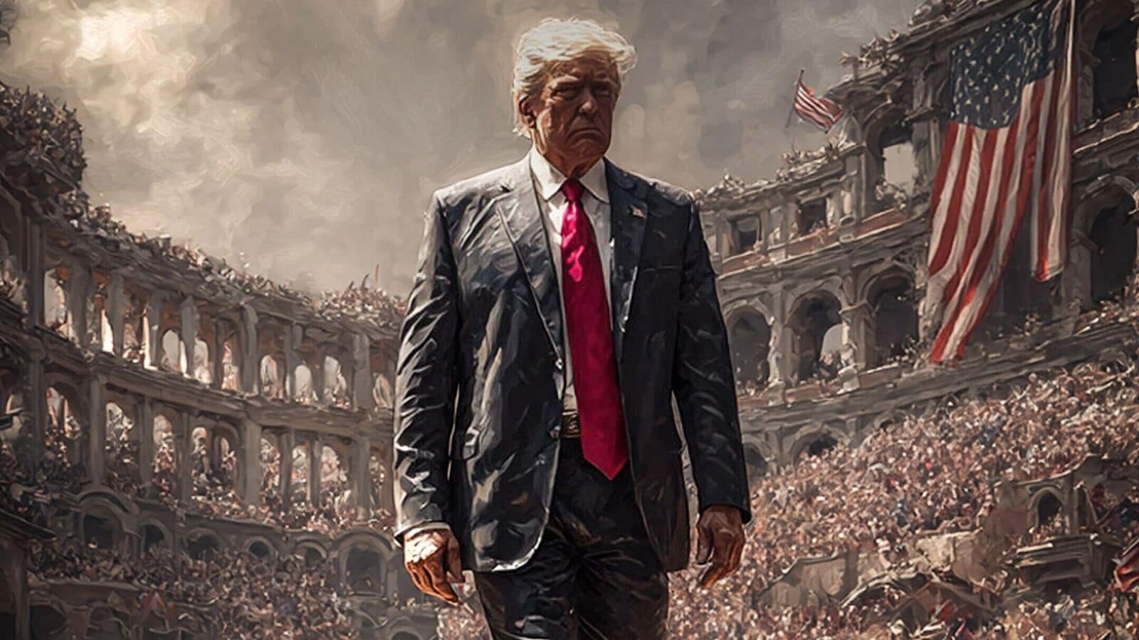 The White House shows Donald Trump as  ‘Man in the Arena’. (Photo: White House/X)