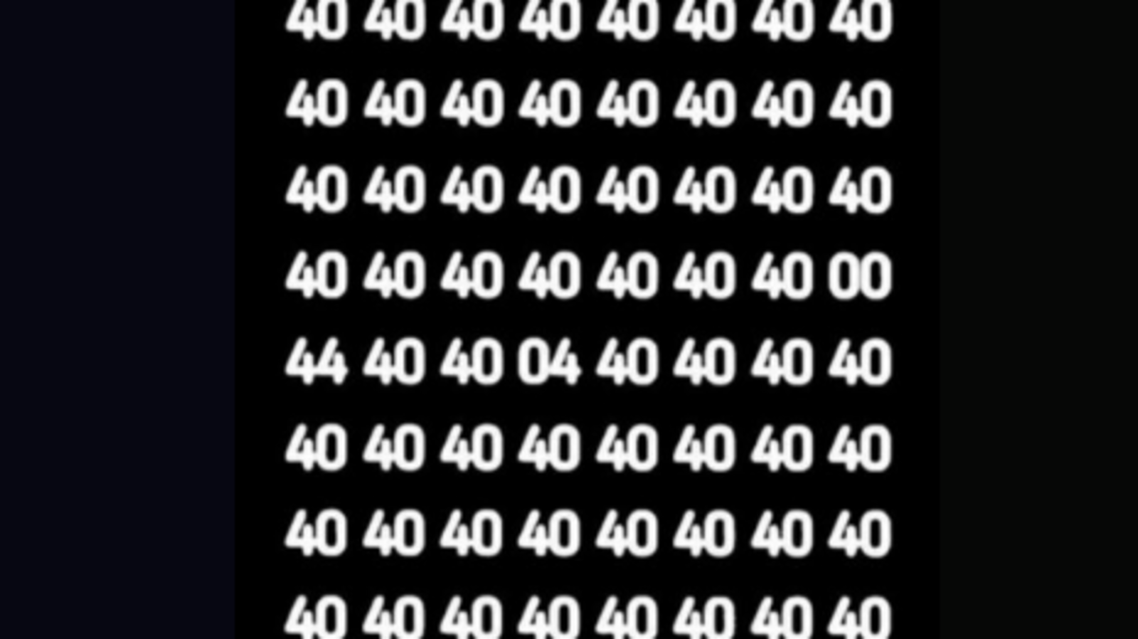 Optical illusion: This viral puzzle is challenging viewers to find three different numbers.
