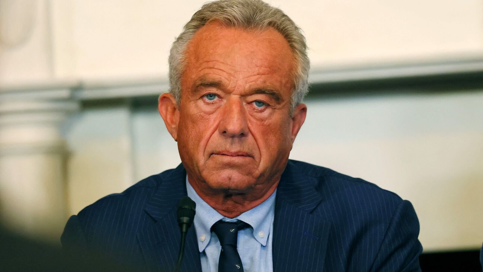 U.S. Health and Human Services (HHS) Secretary Robert F. Kennedy Jr. a roundtable discussion on soil health in the Mike Mansfield Room at the U.S. Capitol on July 15, 2025 in Washington, DC. Michael M. Santiago/Getty Images/AFP