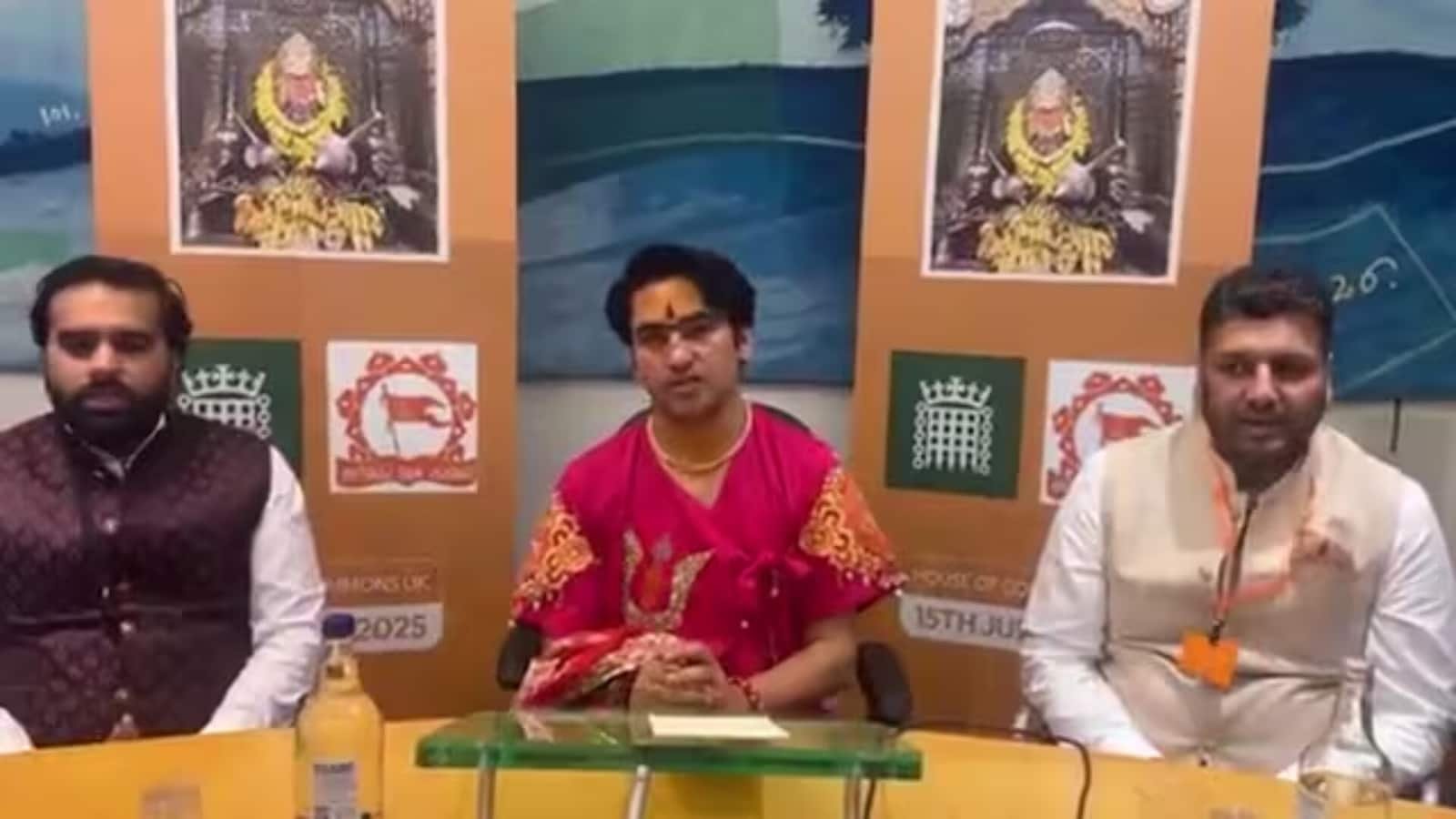 Hanuman Chalisa Echoes Through UK Parliament as Bageshwar Dham Baba Visits
