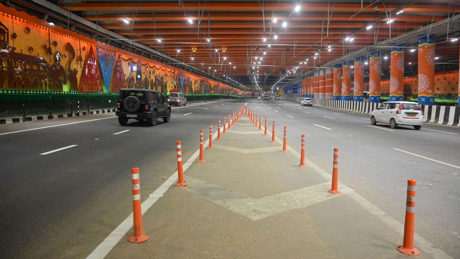 Dwarka Expressway tunnel is part of phase-4 of the project. (Photo: Parveen Kumar/Hindustan Times)