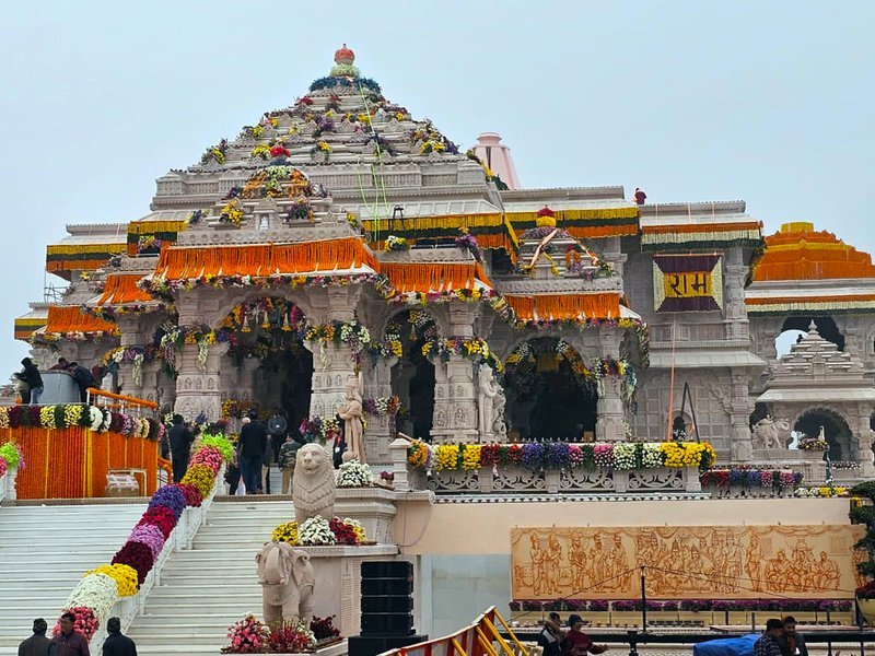 5 अगस्त को भारत के इतिहास में गोल्डन लेटर्स में दर्ज किया गया, राम मंदिर को नींव का पत्थर रखा गया