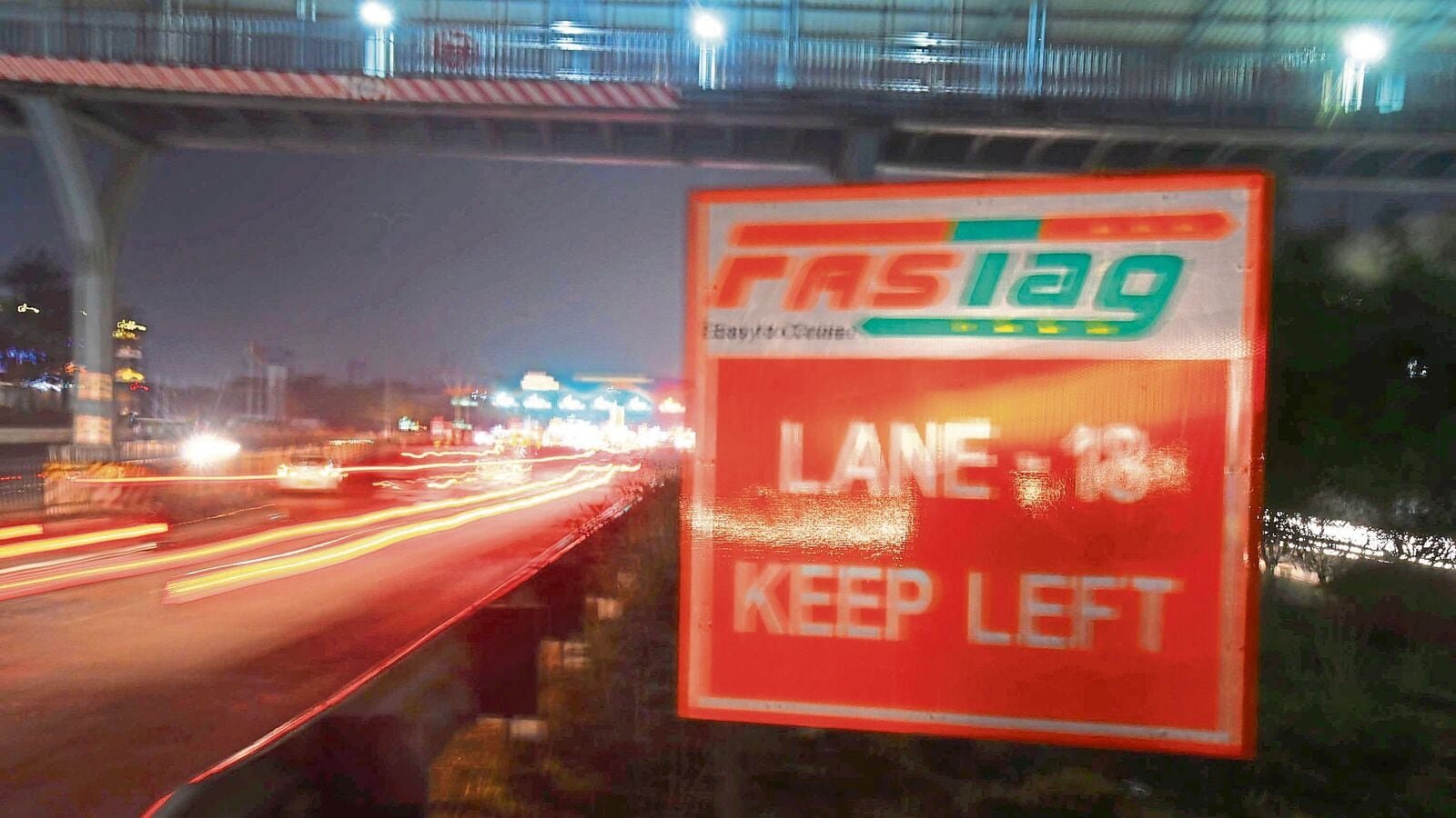 File photo of the Faridabad toll plaza. The Ministry of of Road Transport and Highways has announced a new annual FASTag pass for daily commuters in India, to be available from August 15, 2025.