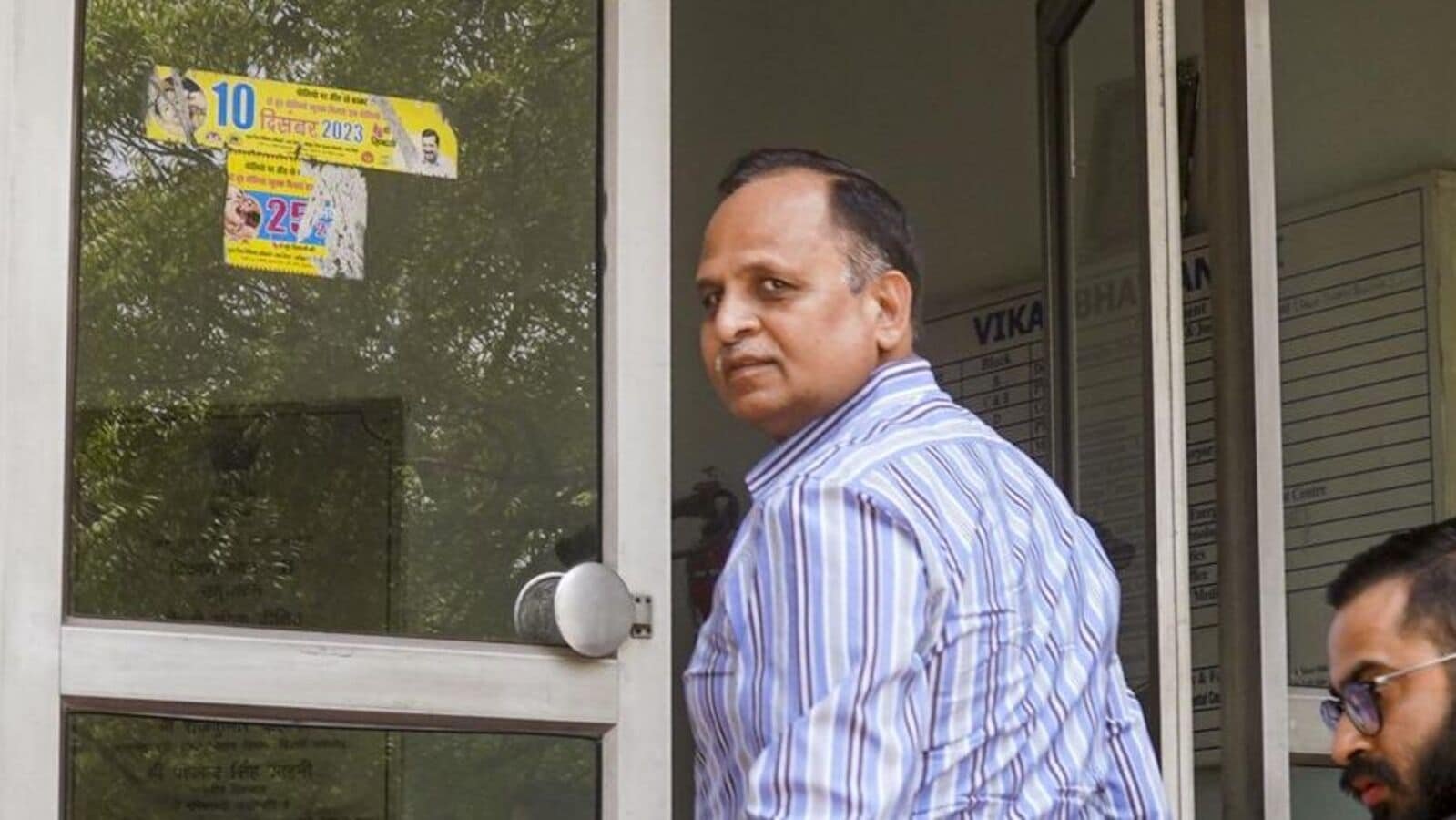 Satyendar Jain gets clean chit:  Satyendar Jain appears before the Anti-Corruption Branch on June 6, 2025. (PTI)