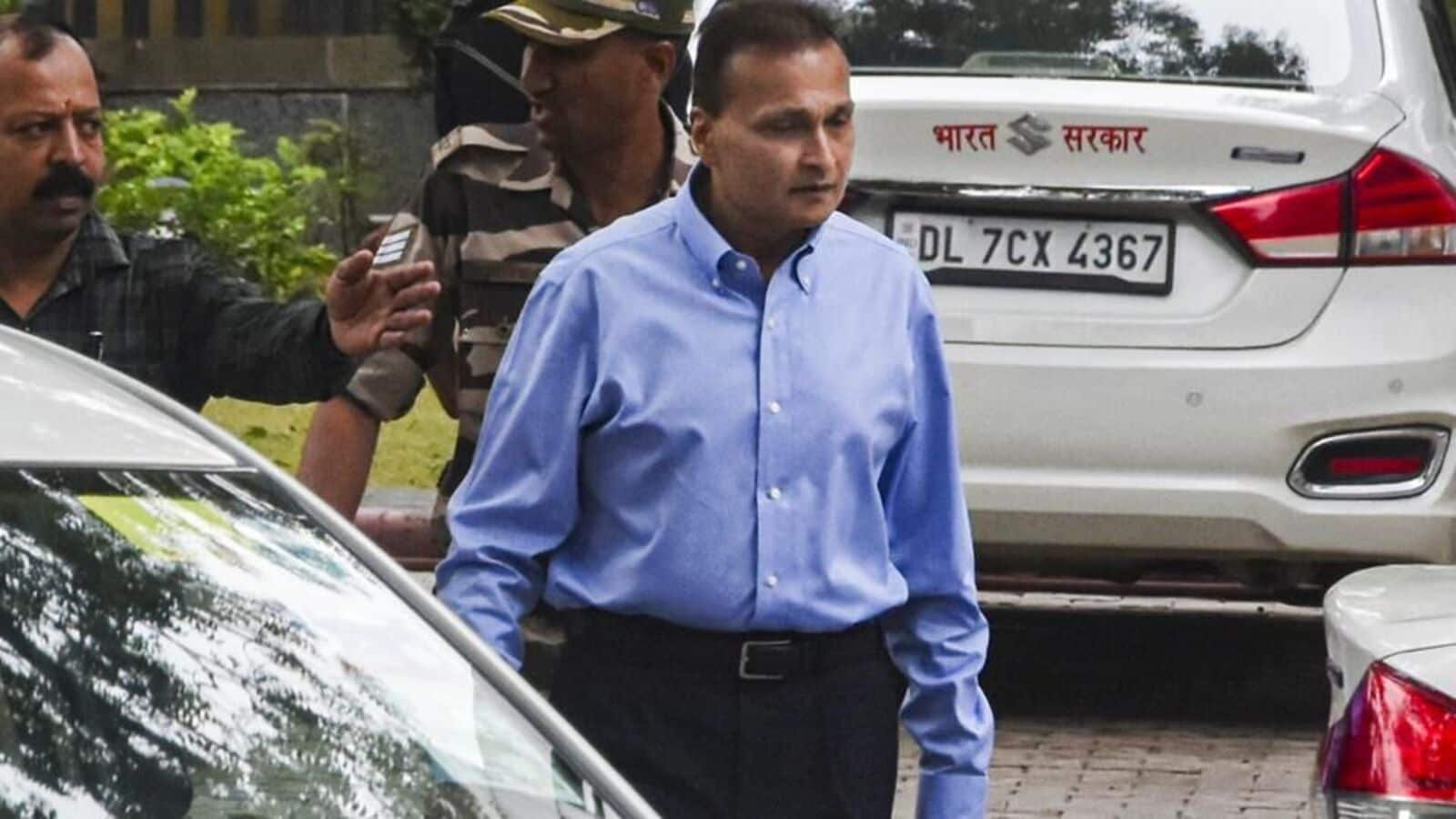 Industrialist Anil Ambani at the Enforcement Directorate office on August 5.