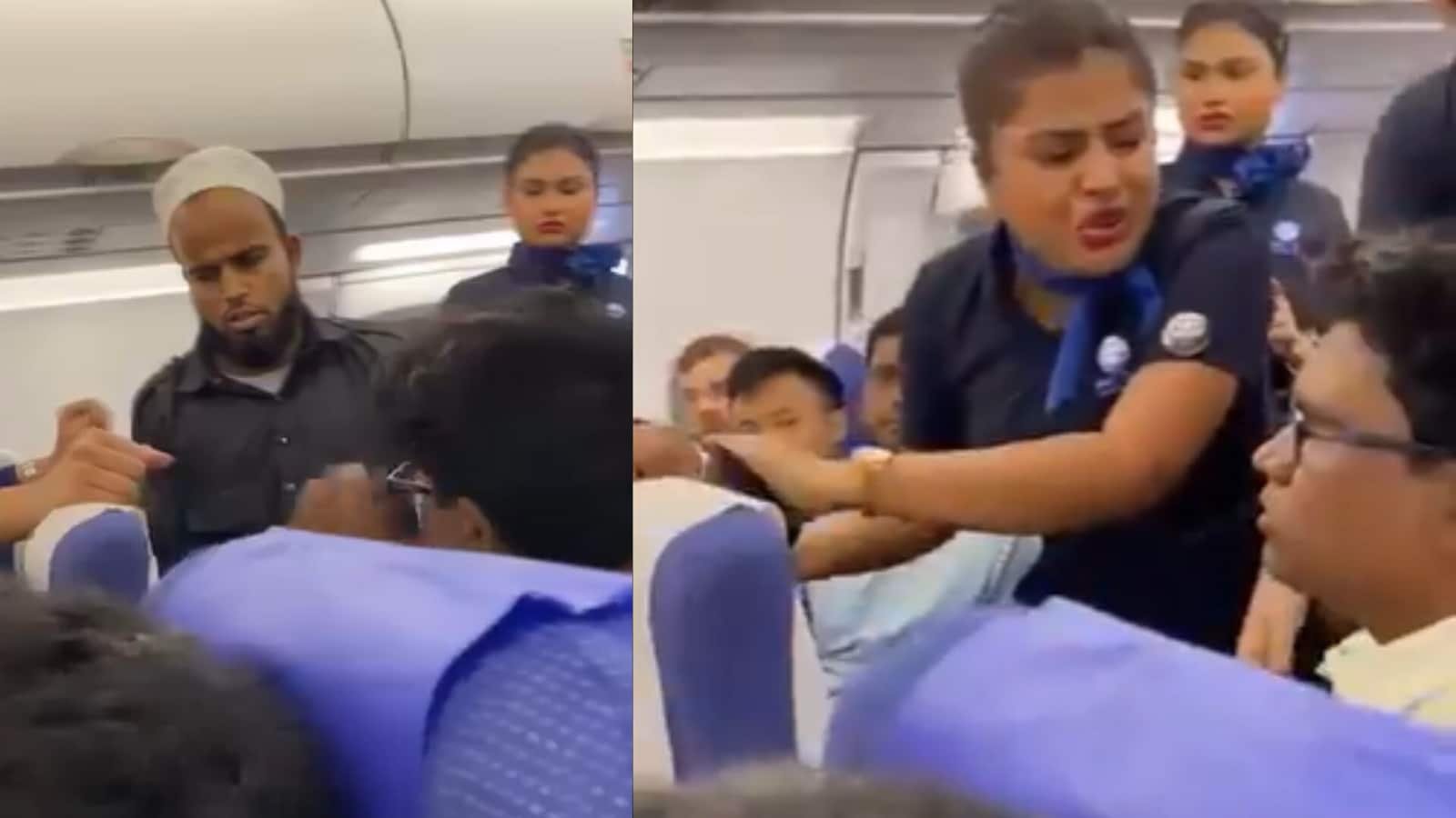 IndiGo passenger slaps fellow traveller onboard Mumbai-Kolkata flight. Viral Video
