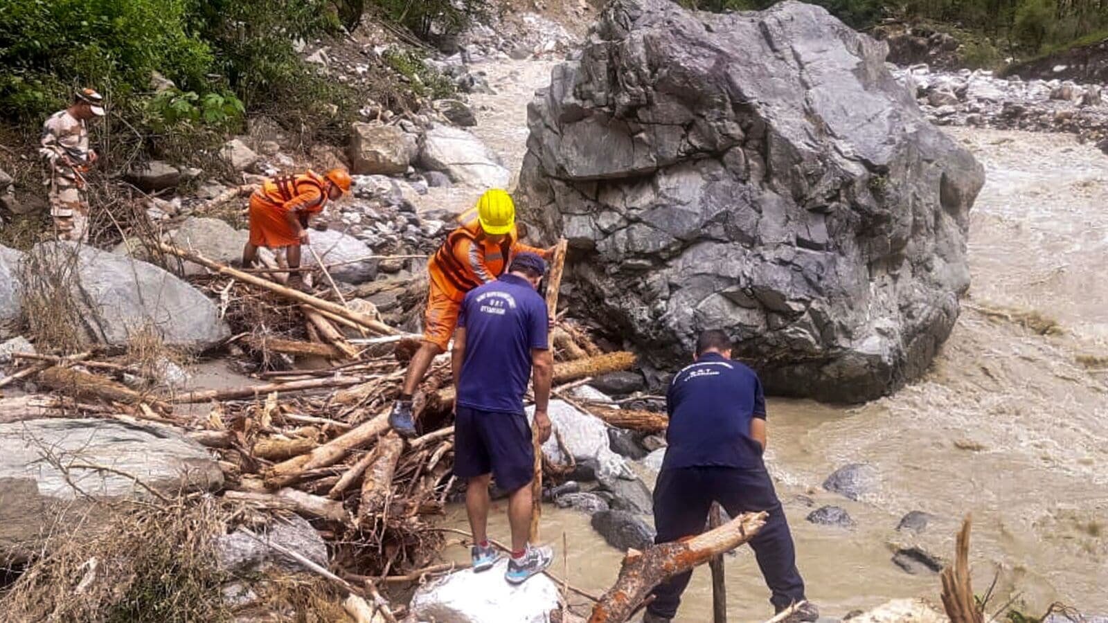 Uttarkashi District Magistrate Prashant Arya on Tuesday, 5 August informed that a major cloud burst has occurred in Dharali near Harsil.