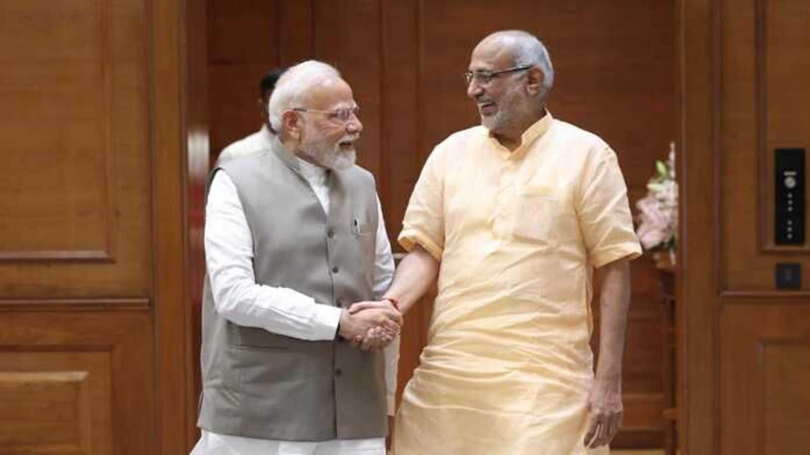 NDA's VP nominee CP Radhakrishnan meets PM Modi – ‘may he continue to serve the nation’