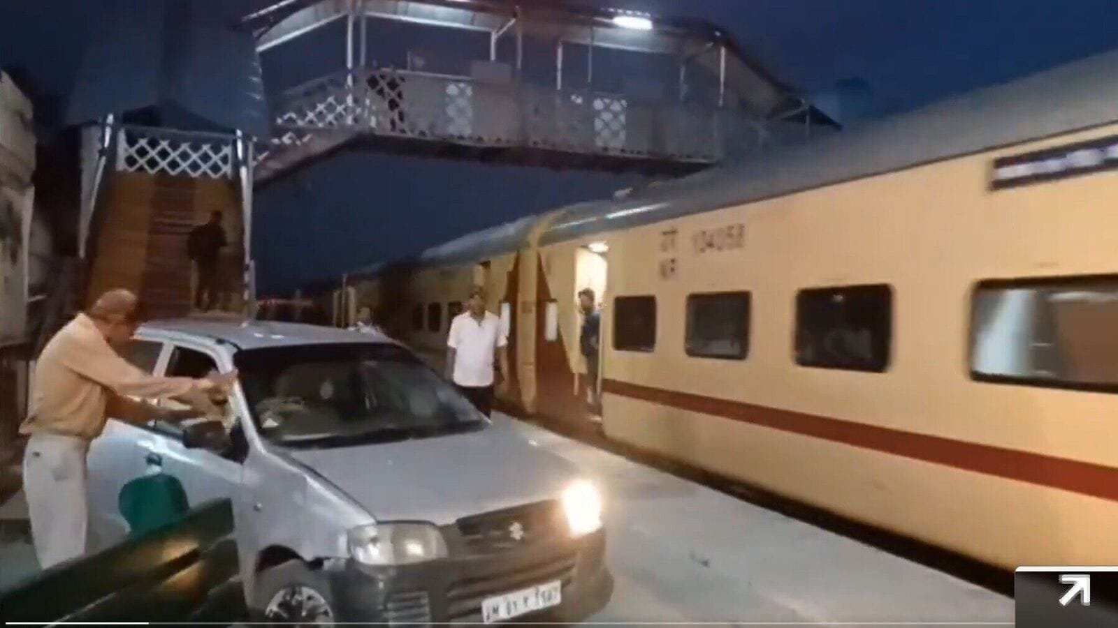 A video grab of the incident. Photo: X