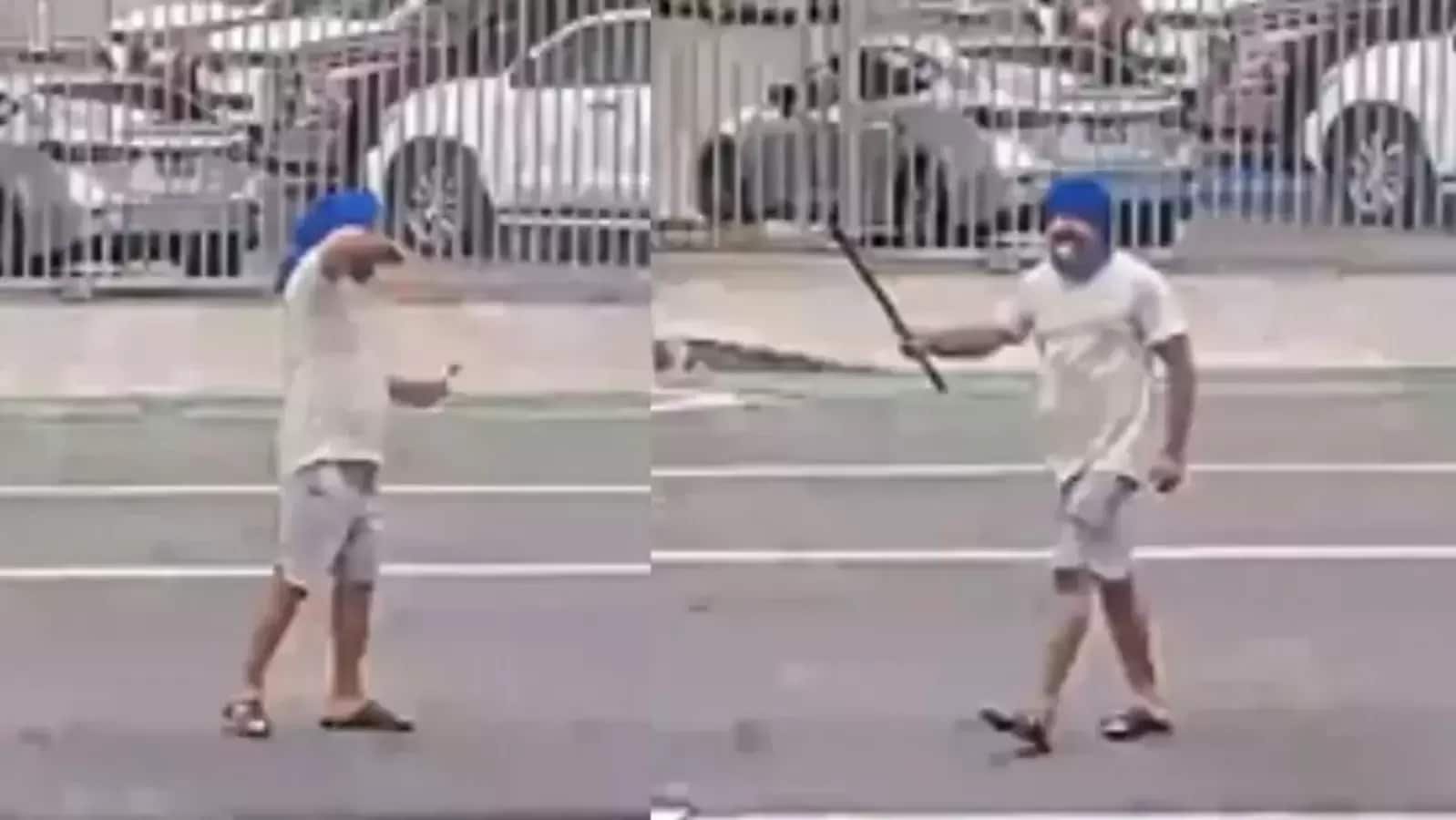 Sikh man fatally shot by LA police as he wielded machete