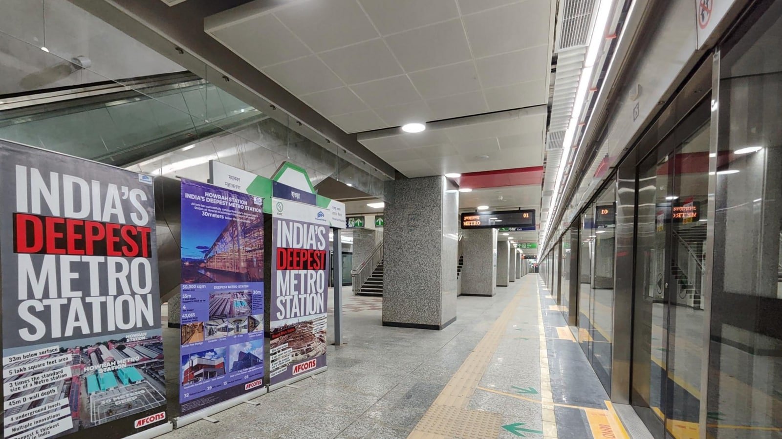 PM Modi will flag off the Noapara–Jai Hind Bimanbandar metro service from Jessore Road, and through video conferencing, he will also unveil the Sealdah–Esplanade metro service and the Beleghata–Hemanta Mukhopadhyay metro service.