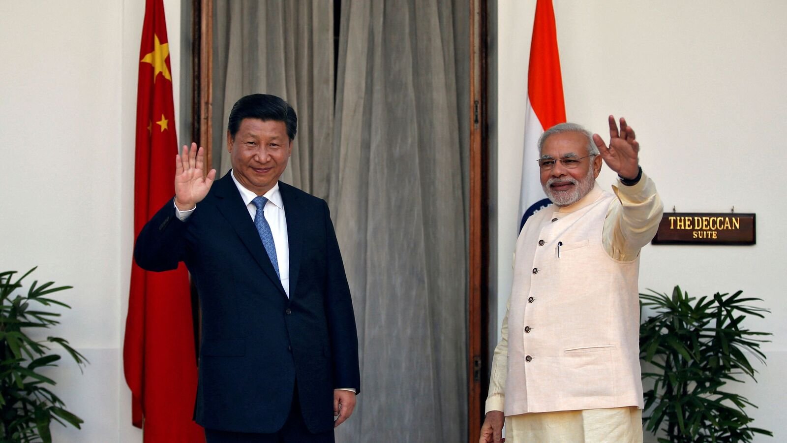 File photo of Prime Minister Narendra Modi (R) and China's President Xi Jinping.