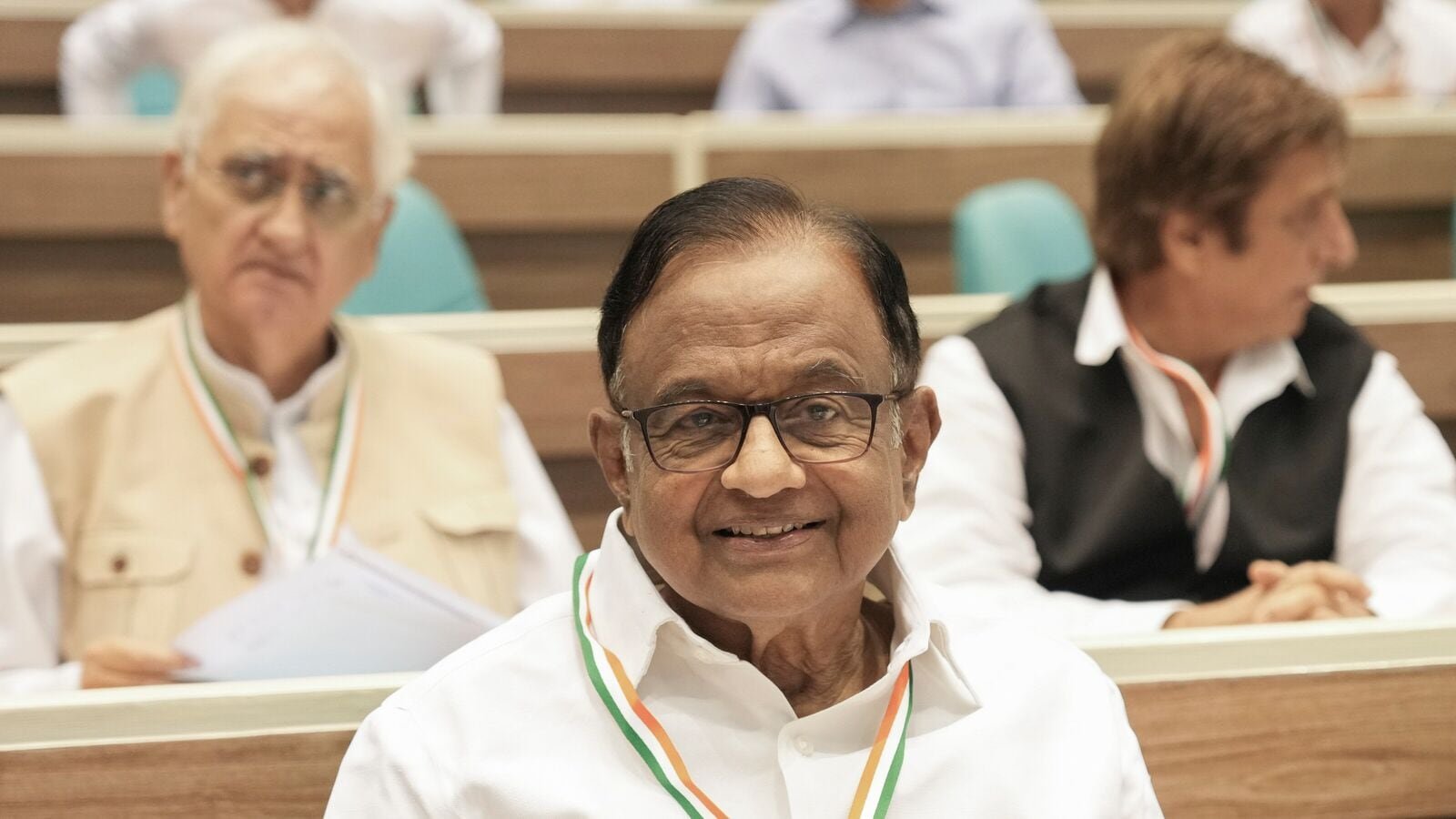 New Delhi: Congress leader P Chidambaram during the party's Annual Legal Conclave, in New Delhi, Saturday, Aug. 2, 2025. (PTI Photo/Ravi Choudhary) (PTI08_02_2025_000112A)
