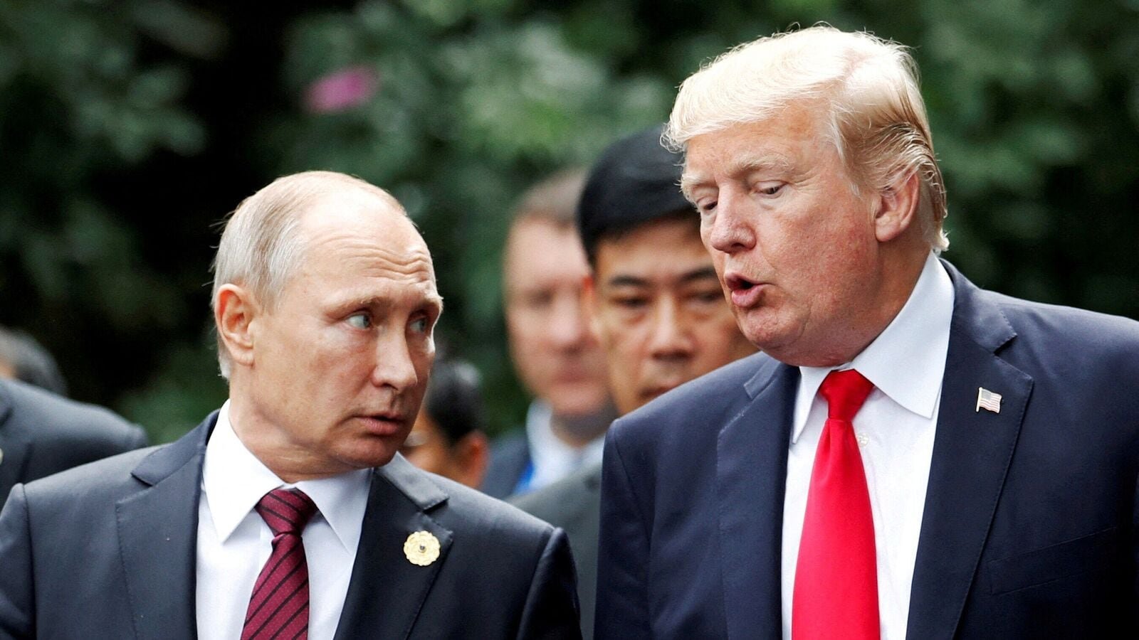 U.S. President Donald Trump and Russia's President Vladimir Putin