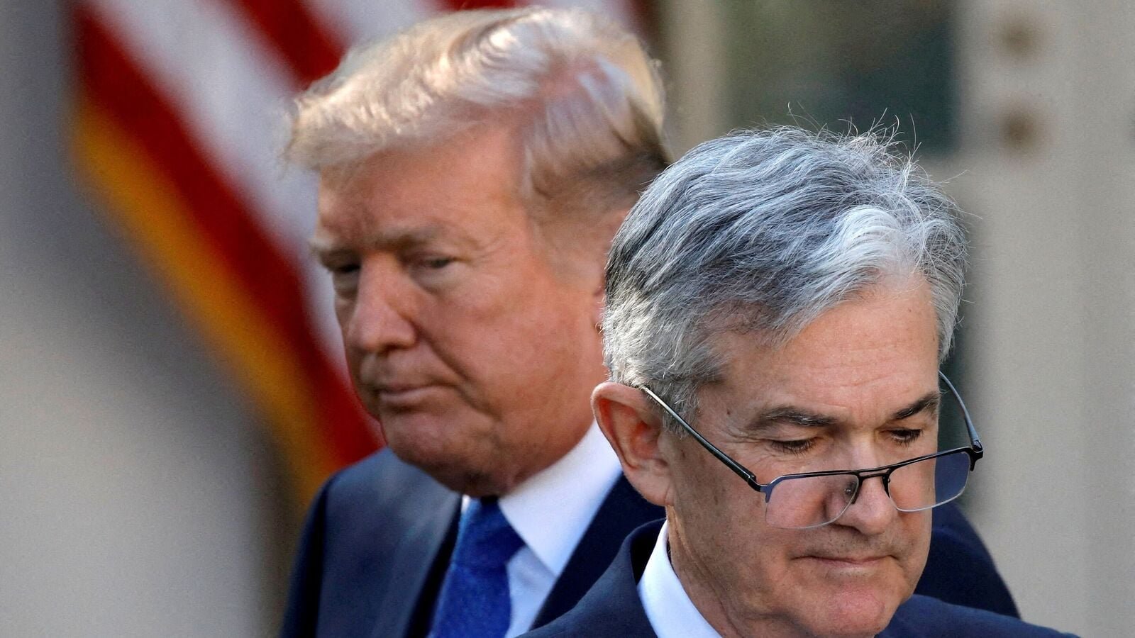 Donald Trump is weighing four names to succeed Fed Chair Jerome Powell, excluding Scott Bessent, who declined to be in contention. REUTERS/Carlos Barria//File Photo