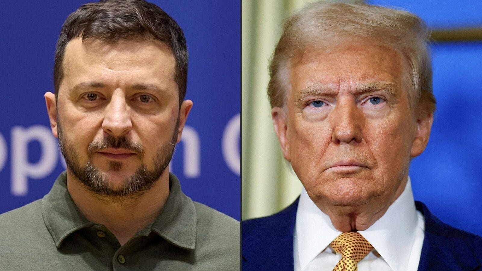 With rising tensions ahead of the US-Russia summit, European leaders emphasize that peace must involve Ukraine and respect existing international borders. (Photo by Handout and Sarah Meyssonnier / various sources / AFP)