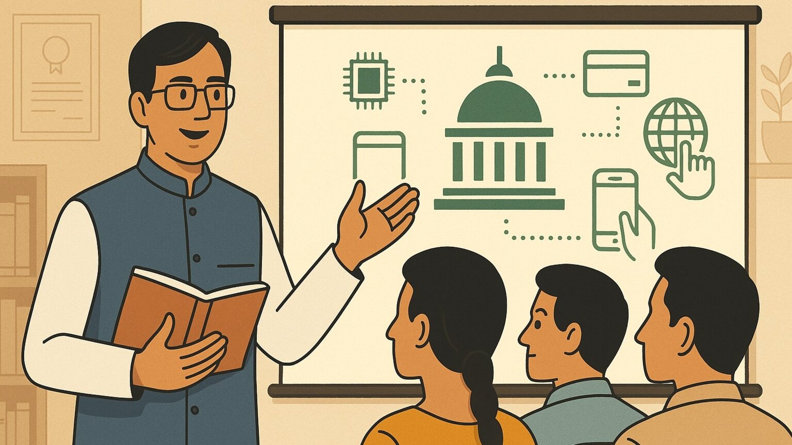 Private-led training to build digital policy skills in bureaucracy. (AI generated image)