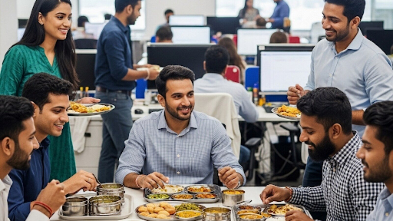 Bank staff protest in Kochi with beef feast over alleged canteen ban. (AI image for representational purpose)