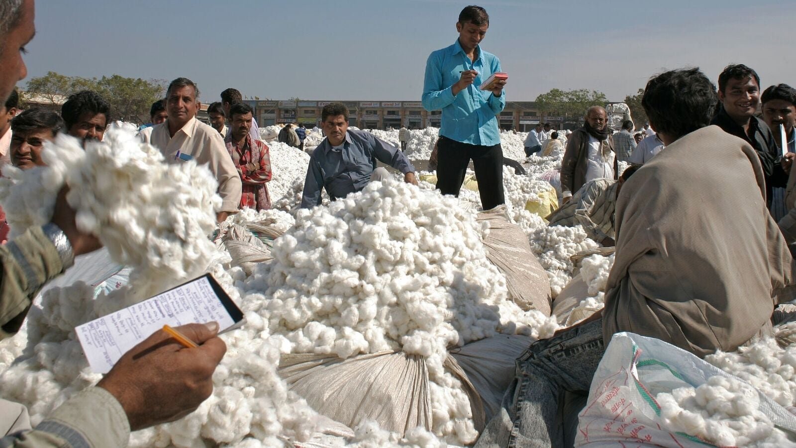 Before the exemption, cotton imports into India attracted a combined duty of around 11%. Photographer: Adeel Halim/Bloomberg News