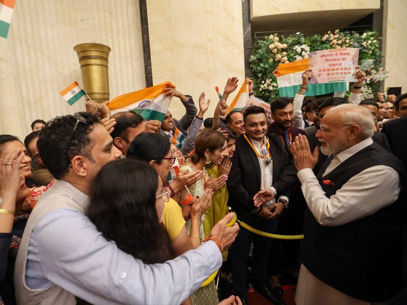 भारतीय समुदाय चीन में पीएम मोदी का स्वागत करता है, भारत ने खुश किया