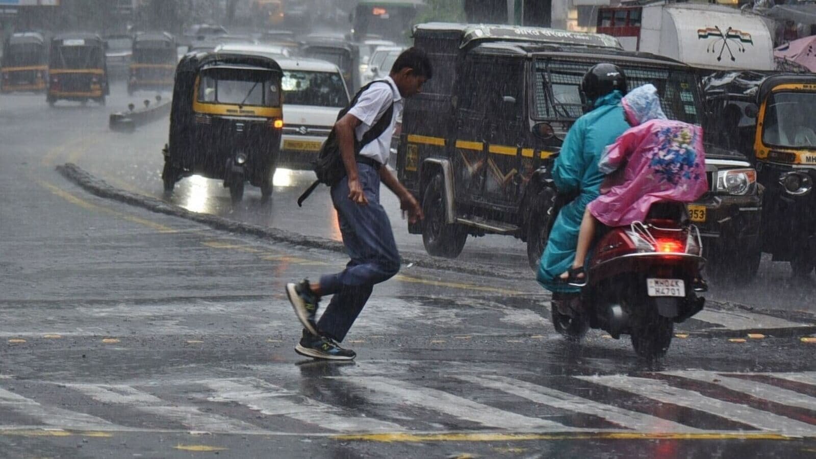 Mumbai faces heavy rainfall on Wednesday, August 13.