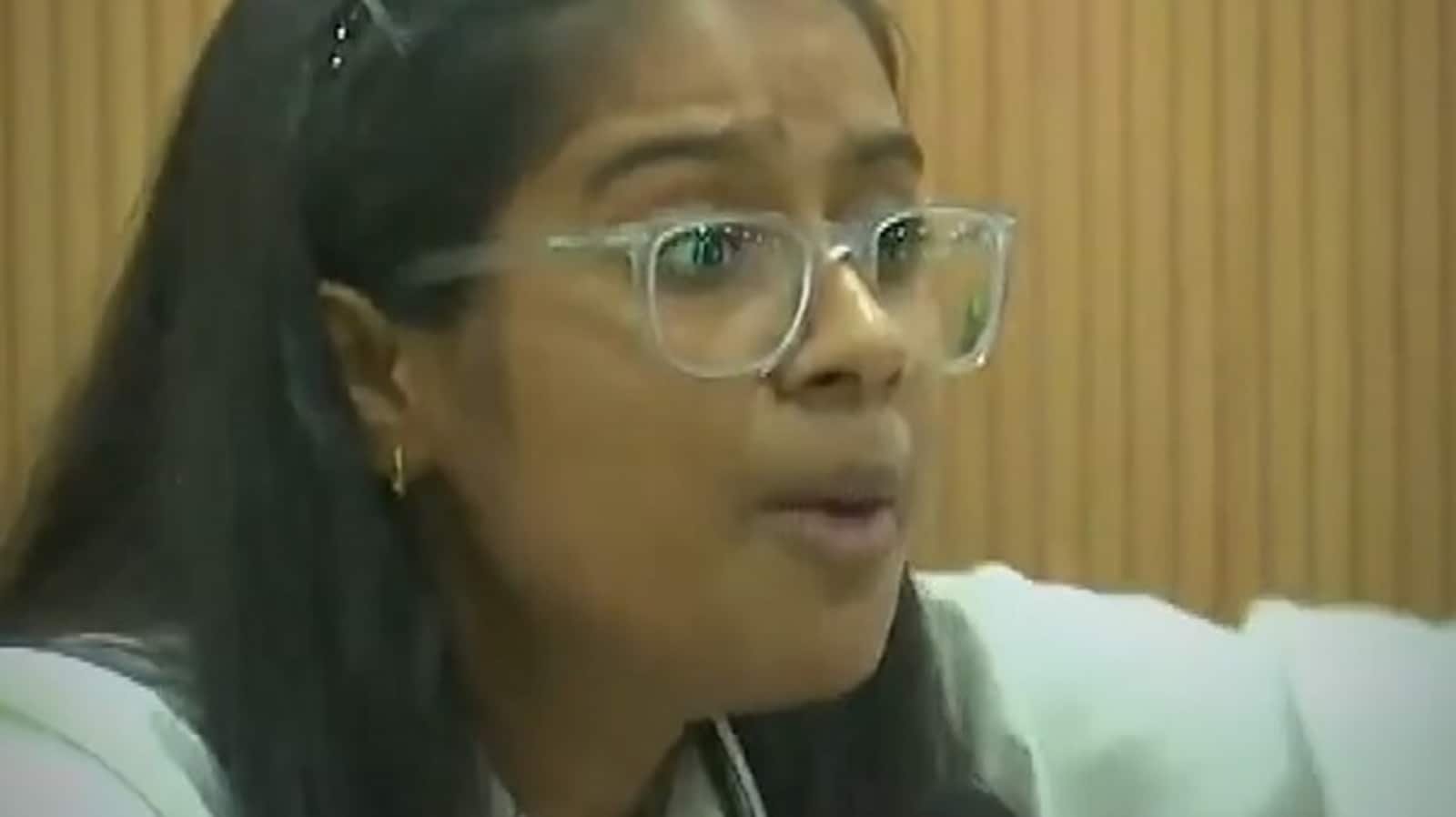 Student Arya Ojha accused public figures of trading trust for profit.