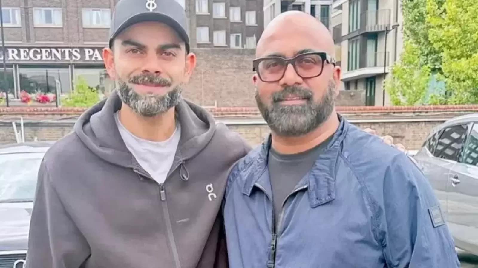 Virat Kohli in London; fans express concern over his beard (Image: @GullytoGlory)