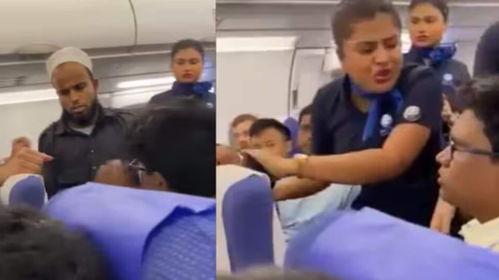 IndiGo passenger slaps fellow traveller onboard Mumbai-Kolkata flight. Viral Video