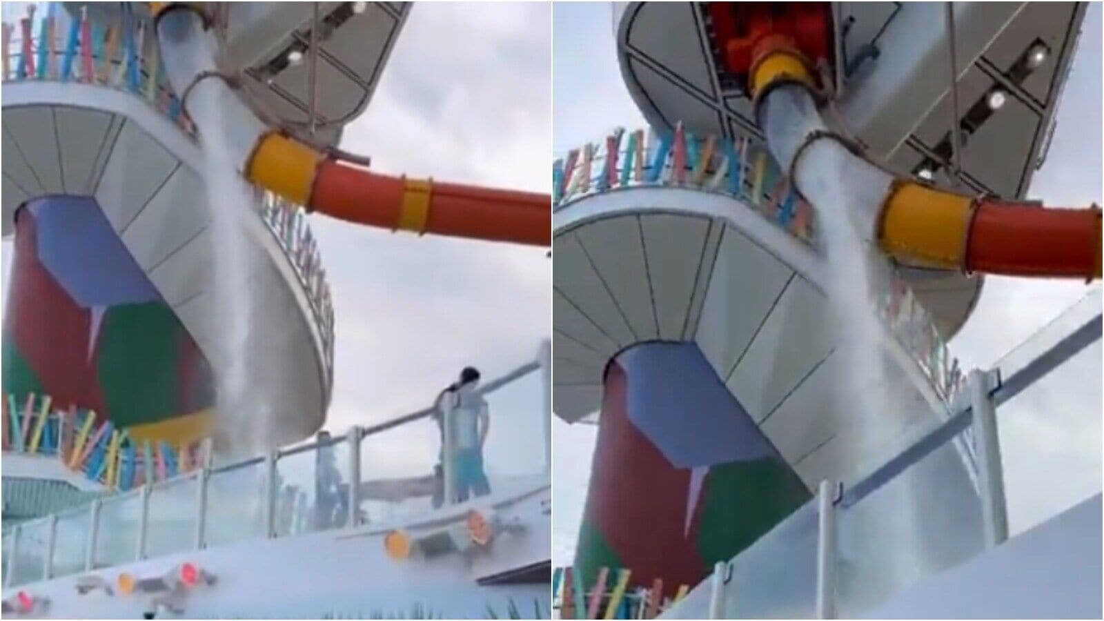 Water slide breaks mid-ride on Icon of the Seas, injures guest.
