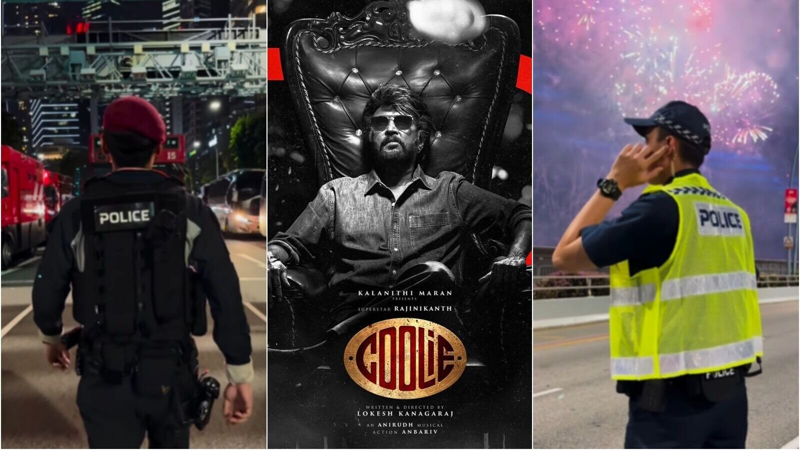 Singapore Police Force recently shared a reel with Coolie's 'Powerhouse' track.