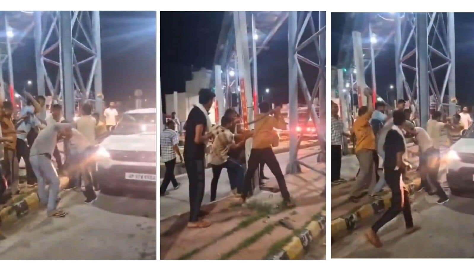 UP's toll plaza workers kicked and punched an Army jawan on August 17 night, cornered him to a poll to thrash him with sticks.