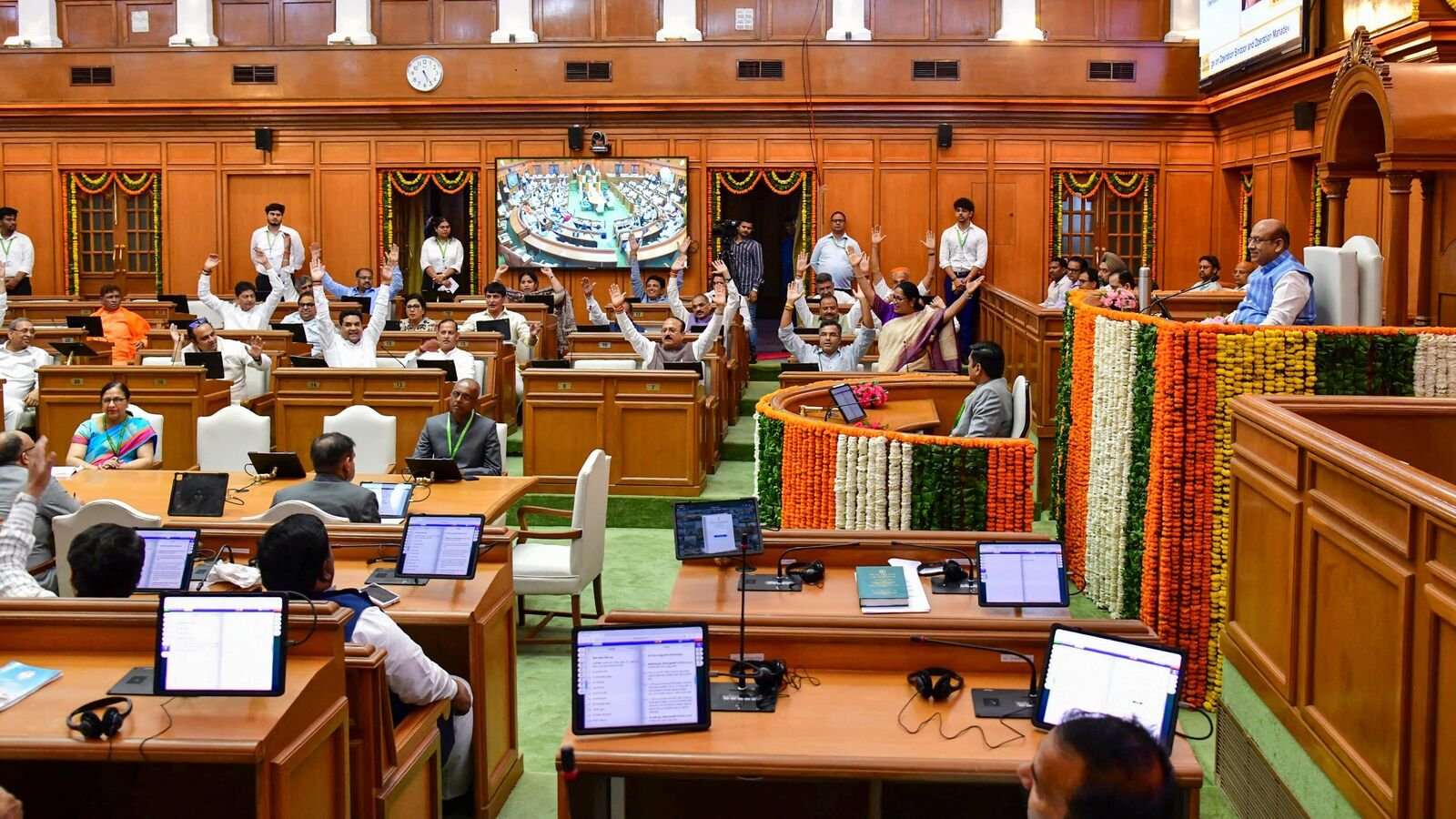 Social Media erupts as Delhi MLAs get free Apple iPhone 16 Pro, iPads and tablets: ‘Nice usage of our tax money’ (PTI Photo)