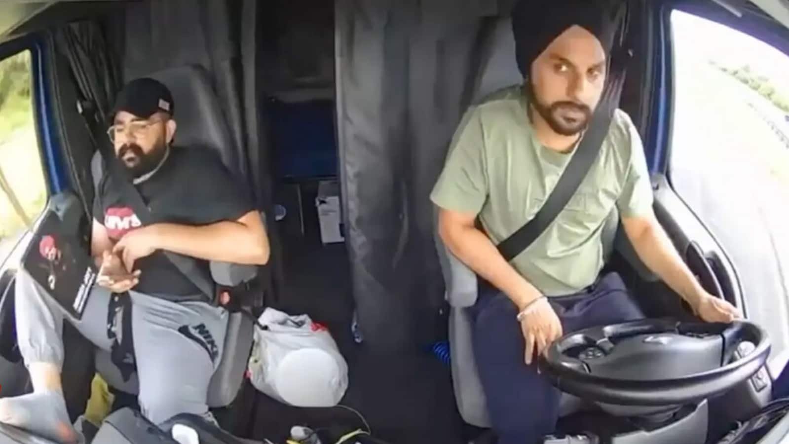 हरजिंदर सिंह ने हमसे डिपो का सामना किया: चौंकाने वाला फुटेज दिखाता है कि अर्ध-ट्रक ड्राइवर दुष्ट यू-टर्न ले रहा है, 3 की हत्या