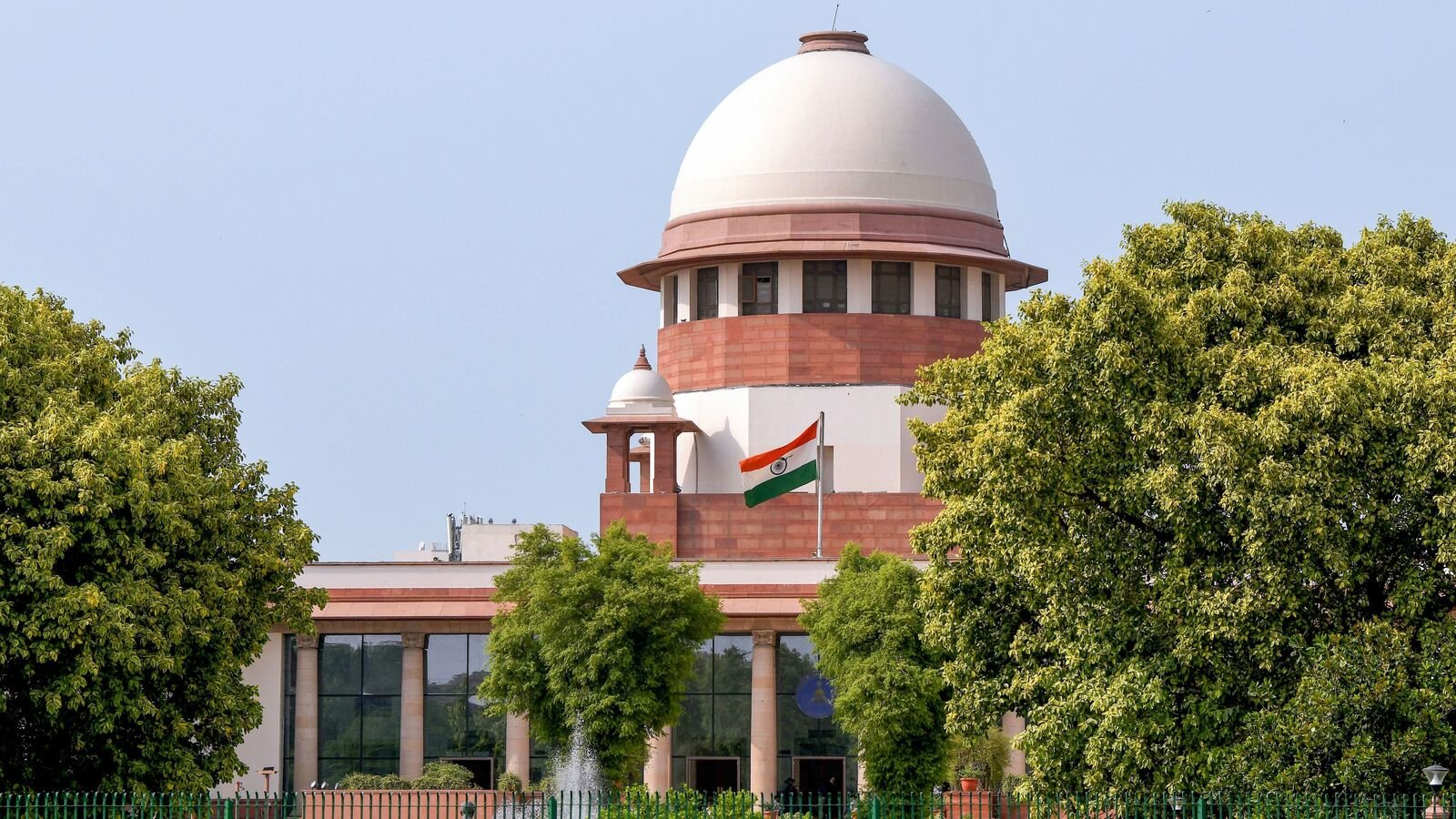 A view of the Supreme Court of India, in New Delhi on Thursday. (ANI Photo/Rahul Singh)